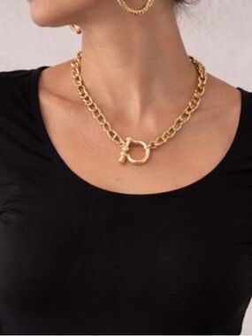 Complimentary Add On Piece- Zara Gold Statement Necklace